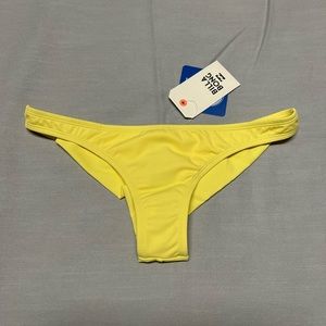 NWT Billabong Reissue Yellow Tanga Swimwear Bottom